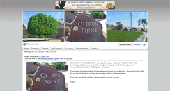 Desktop Screenshot of citruspointhoa.com